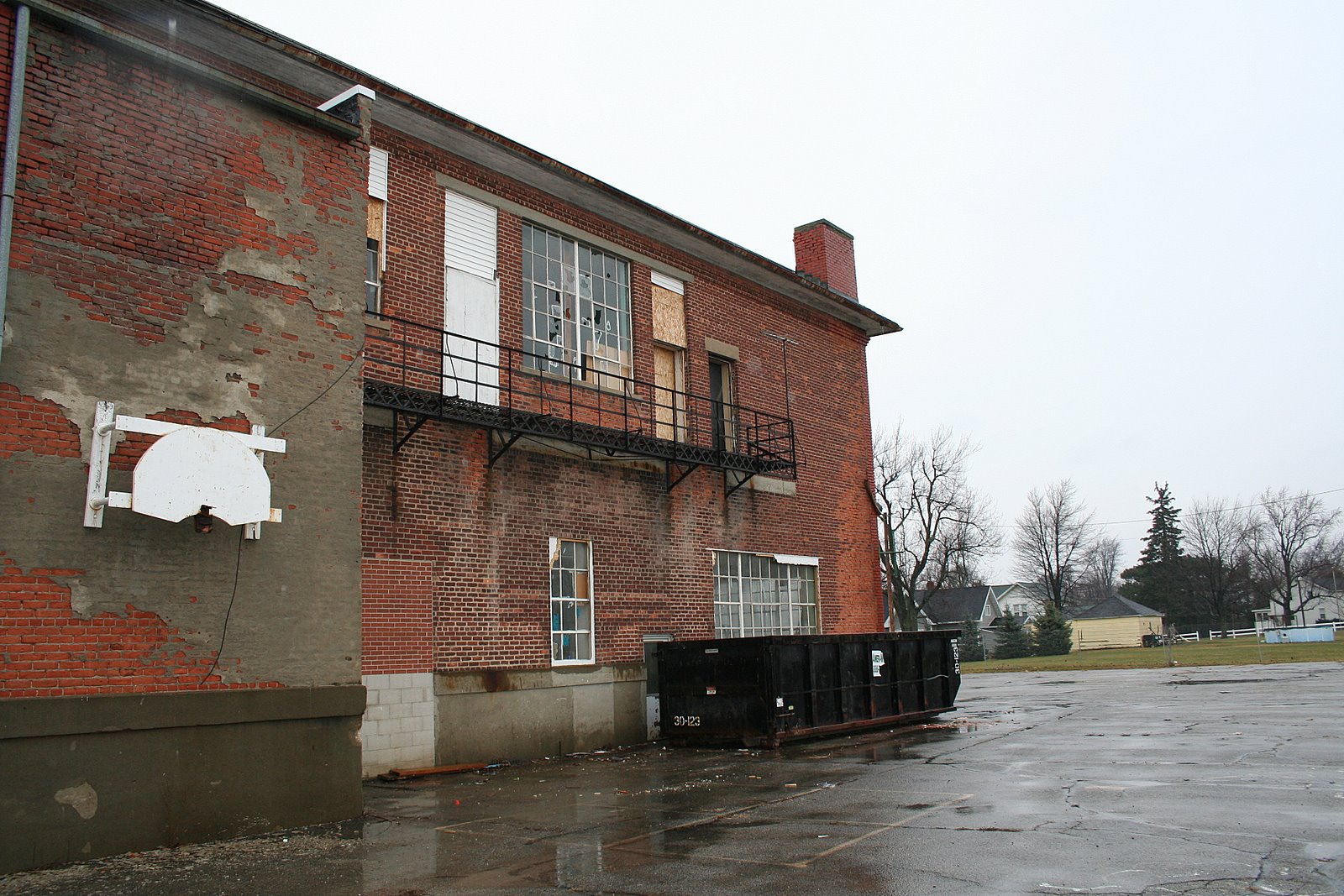 Lyons Elementary, Lyons OH (Being Demolished)